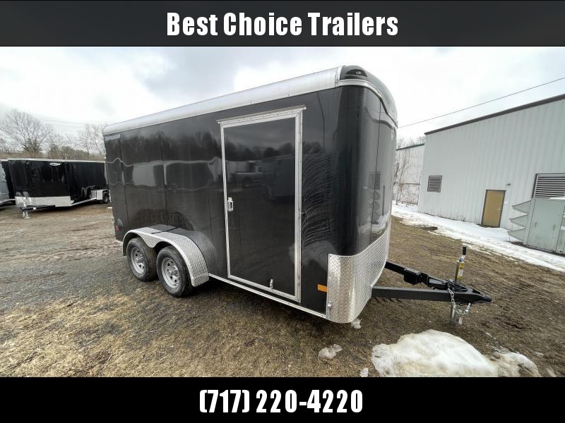 2021 Wells Cargo 7x14' Road Force Enclosed Cargo Trailer 7000# GVW * BLACK EXTERIOR * BARN DOORS * ROUND TOP * SCREWLESS .030 EXTERIOR * 6'6" HEIGHT * TUBE STUDS * 1 PC ROOF * 16" O.C. WALLS/FLOOR * RV DOOR * ARMOR GUARD * BULLET LED'S 2021 Wells Cargo 7x14' Road Force Enclosed Cargo Trailer 7000# GVW * BLACK EXTERIOR * BARN DOORS * ROUND TOP * SCREWLESS .030 EXTERIOR * 6'6" HEIGHT * TUBE STUDS * 1 PC ROOF * 16" O.C. WALLS/FLOOR * RV DOOR * ARMOR GUARD * BULLET LED'S