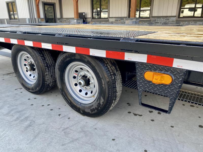 2022 Ironbull 102x24' Beavertail Deckover 14000# GVW * FULL WIDTH ...