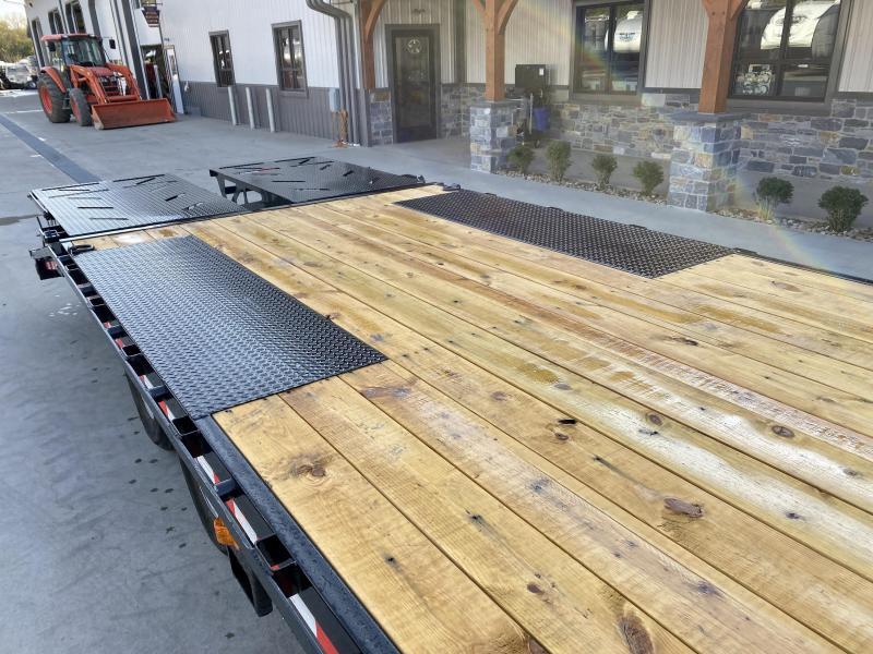 2022 Ironbull 102x24' Beavertail Deckover 14000# GVW * FULL WIDTH ...