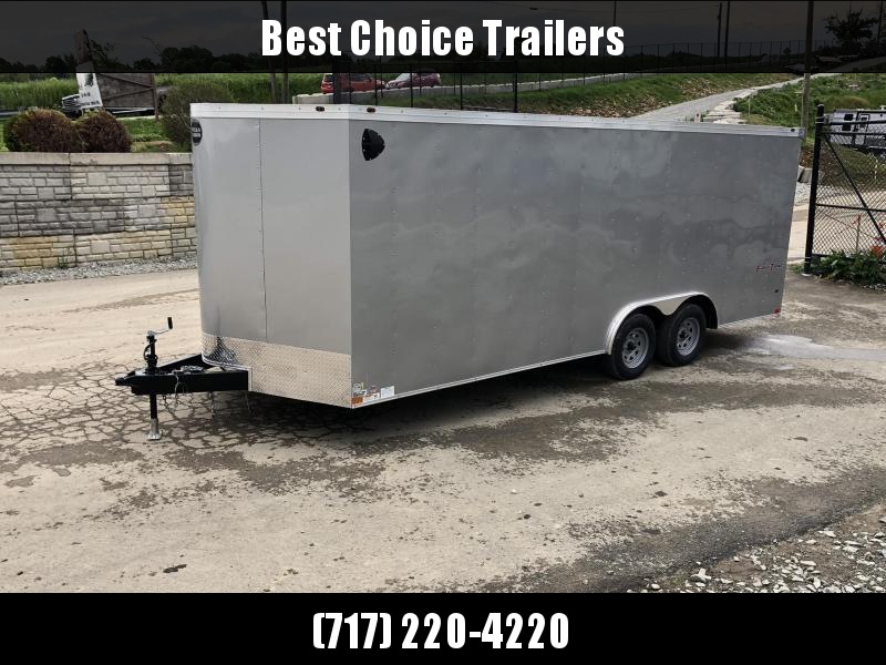 2022 Wells Cargo 8.5x16' Fastrac DELUXE Enclosed Car Trailer 7000# GVW * SILVER EXTERIOR * RAMP DOOR * .030 METAL 2022 Wells Cargo 8.5x16' Fastrac DELUXE Enclosed Car Trailer 7000# GVW * SILVER EXTERIOR * RAMP DOOR * .030 METAL