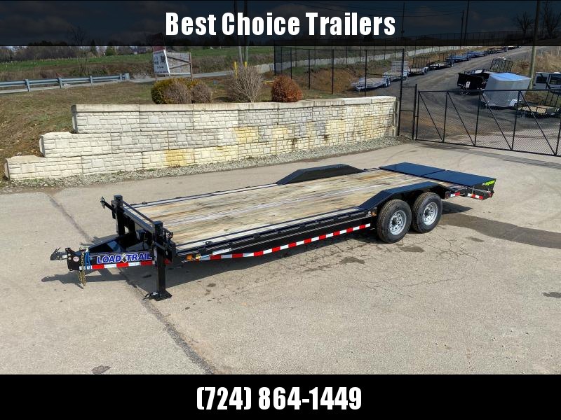 2021 Load Trail 102x24' Equipment Trailer 14000# GVW * 102" DECK * DRIVE OVER FENDERS * 8" TONGUE & FRAME * DUAL JACKS * FULL WIDTH MAX RAMPS * RUBRAIL * DEXTER'S * 2-3-2 * POWDER PRIMER 2021 Load Trail 102x24' Equipment Trailer 14000# GVW * 102" DECK * DRIVE OVER FENDERS * 8" TONGUE & FRAME * DUAL JACKS * FULL WIDTH MAX RAMPS * RUBRAIL * DEXTER'S * 2-3-2 * POWDER PRIMER
