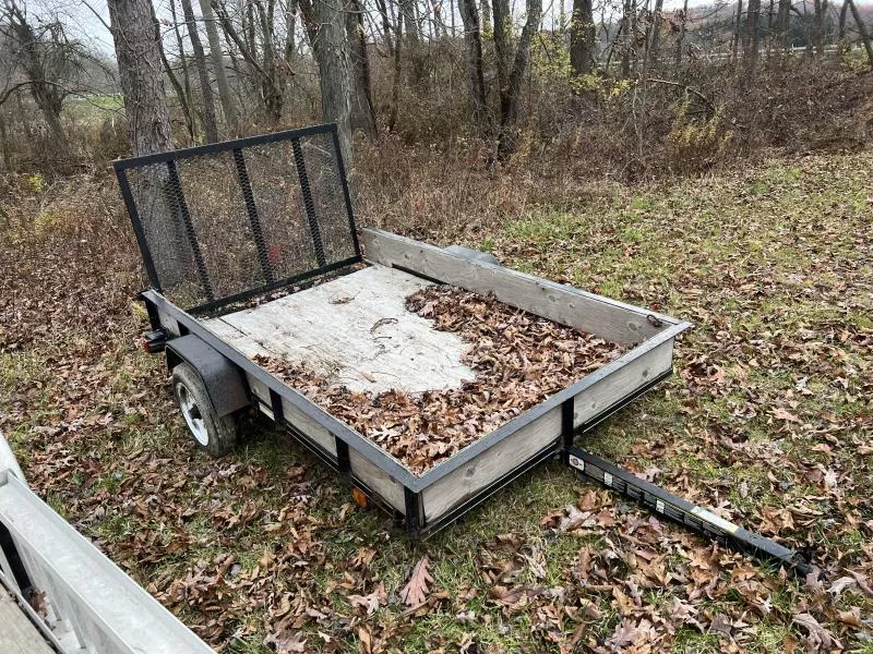 USED Carry-On 5X8 2000 GVW UTILITY TRAILER * WOOD DECK *