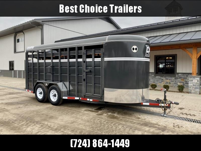 2021 Corn Pro 18' Livestock Trailer 12000# GVW * GREY/CHARCOAL * TORSION SUSPENSION * DEXTER AXLES * 235/80/R16 10-PLY TIRES * HD FENDERS * CENTER AND REAR SLAM GATES * 4" CHANNEL TONGUE * URETHANE PAINT * KILN DRIED LUMBER 2021 Corn Pro 18' Livestock Trailer 12000# GVW * GREY/CHARCOAL * TORSION SUSPENSION * DEXTER AXLES * 235/80/R16 10-PLY TIRES * HD FENDERS * CENTER AND REAR SLAM GATES * 4" CHANNEL TONGUE * URETHANE PAINT * KILN DRIED LUMBER