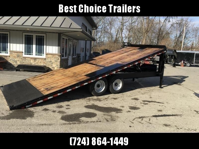 2021 Sure-Trac 102x24' Gooseneck Power Tilt Deckover 17600# GVW * 8K AXLE UPGRADE * WINCH PLATE * OAK DECK 2021 Sure-Trac 102x24' Gooseneck Power Tilt Deckover 17600# GVW * 8K AXLE UPGRADE * WINCH PLATE * OAK DECK