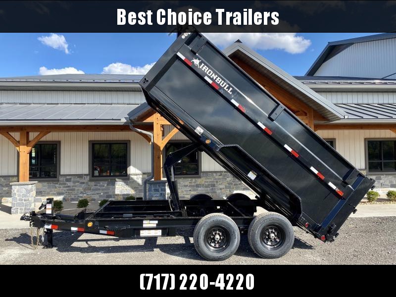 2022 Ironbull 7x12' High Side Dump Trailer 14000# GVW * 12K JACK * 7 GA FLOOR * RAMPS * TARP KIT * SCISSOR HOIST * SPARE MOUNT * 3' SIDES 2022 Ironbull 7x12' High Side Dump Trailer 14000# GVW * 12K JACK * 7 GA FLOOR * RAMPS * TARP KIT * SCISSOR HOIST * SPARE MOUNT * 3' SIDES