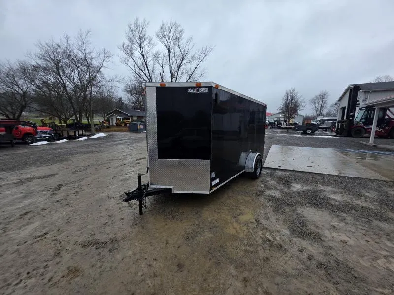 USED Cynergy Cargo 6X12 2990 GVW ENCLOSED CARGO TRAILER * RAMP DOOR * RUBBER FLOOR *
