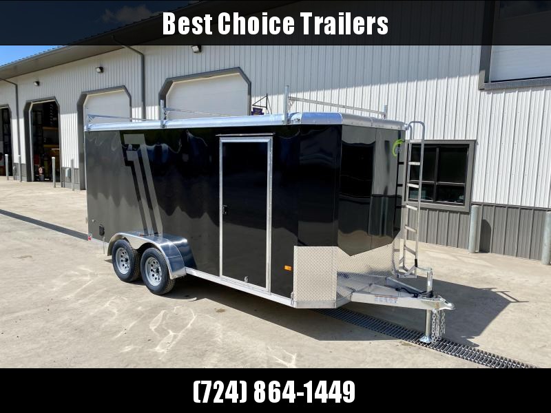2021 NEO 7x14' NAC Aluminum Bullnose Enclosed Cargo Trailer * JD SLASH 2-TONE * LADDER RACKS AND ACCESS LADDER * BLACK AND CHARCOAL * ALUMINUM WHEELS * 16" O.C. WALLS/CEILING * BARN DOORS 2021 NEO 7x14' NAC Aluminum Bullnose Enclosed Cargo Trailer * JD SLASH 2-TONE * LADDER RACKS AND ACCESS LADDER * BLACK AND CHARCOAL * ALUMINUM WHEELS * 16" O.C. WALLS/CEILING * BARN DOORS