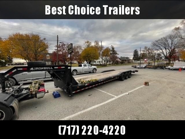 USED 2021 Ironbull 102x36' Gooseneck Car Hauler Trailer 21000# * 12000 WINCH * 4' DOVETAIL * OVERWIDTH RAMPS * 102" DECK * DRIVE OVER FENDERS * BUGGY HAULER * DUAL JACKS * TOOLBOX USED 2021 Ironbull 102x36' Gooseneck Car Hauler Trailer 21000# * 12000 WINCH * 4' DOVETAIL * OVERWIDTH RAMPS * 102" DECK * DRIVE OVER FENDERS * BUGGY HAULER * DUAL JACKS * TOOLBOX