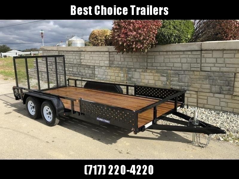2021 Sure-Trac 7x16' Tube Top ATV Side Ramps Utility Landscape Trailer 7000# GVW 2021 Sure-Trac 7x16' Tube Top ATV Side Ramps Utility Landscape Trailer 7000# GVW
