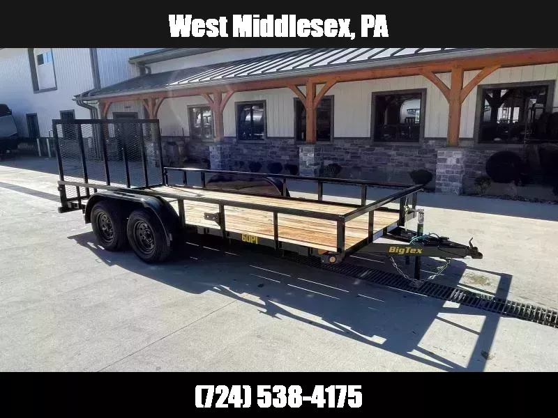 2026 Big Tex Trailers 60pi 6 5x16 Tube Top Landscape Utility Trailer