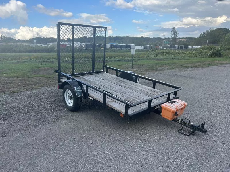USED 2022 Carry-On 5X8 2,000# GVW UTILITY TRAILER *ANGLE IRON TRAILER WITH RAMP * TOOLBOX *