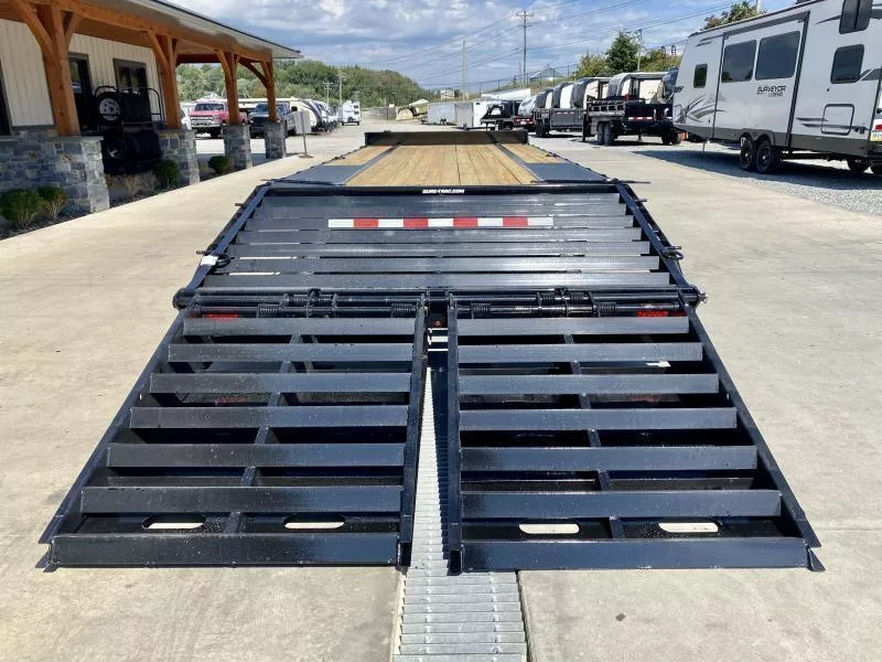 2025 Sure-Trac 102x25' HD Beavertail Deckover Trailer 17600# GVW * 8000# AXLES * 17.5" 16-PLY TIRES * 3 3/8" BRAKES * FULL WIDTH RAMPS * 12" I-BEAM * PIERCED FRAME * RUBRAIL/STAKE POCKETS/PIPE SPOOLS/10 D-RINGS hvQRkG39d6ho