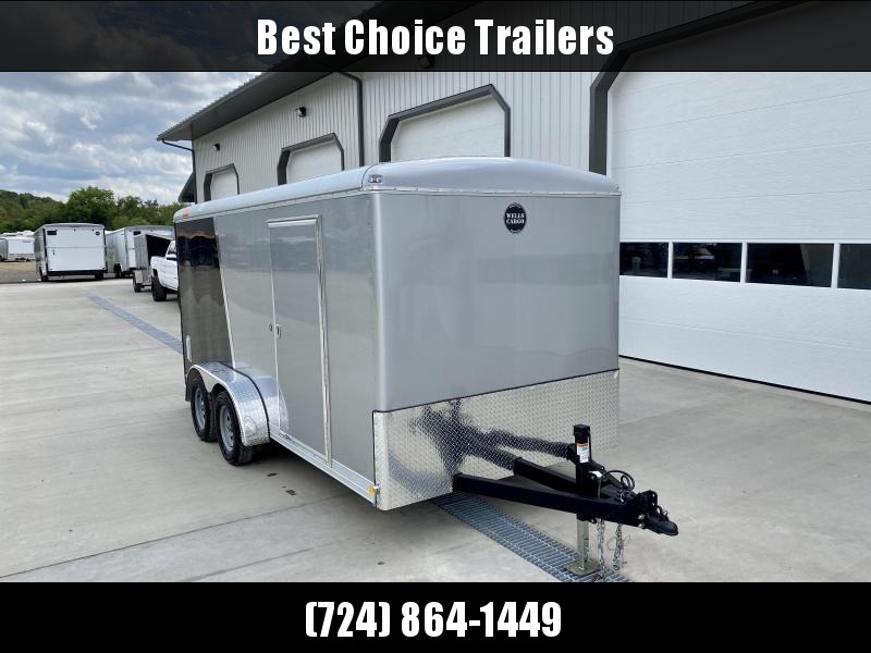 2020 Wells Cargo 7X16' Wagon HD Enclosed Motorcycle Trailer 7000# GVW * BLACK + SILVER * 6'8" INTERIOR HEIGHT * .030 EXTERIOR * HD RAMP DOOR * TRIPLE TUBE TONGUE * ADJUSTABLE COUPLER * D-RINGS * TORSION SUSPENSION * 7K JACK 2020 Wells Cargo 7X16' Wagon HD Enclosed Motorcycle Trailer 7000# GVW * BLACK + SILVER * 6'8" INTERIOR HEIGHT * .030 EXTERIOR * HD RAMP DOOR * TRIPLE TUBE TONGUE * ADJUSTABLE COUPLER * D-RINGS * TORSION SUSPENSION * 7K JACK