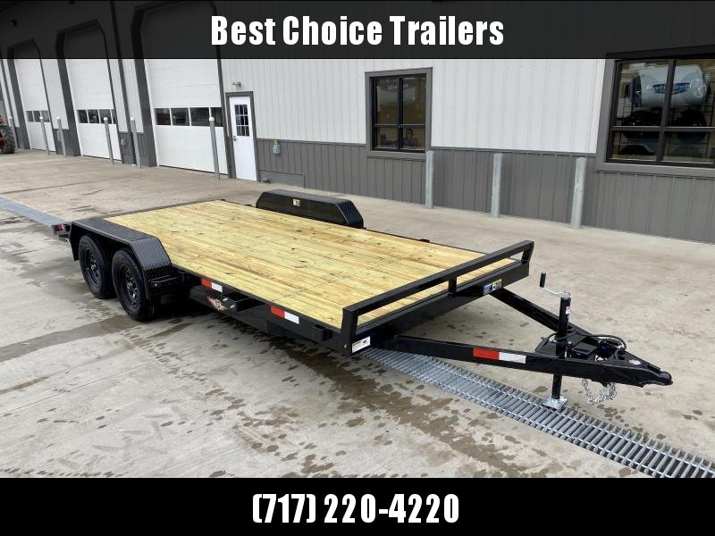 2021 H&H 7x18' Wood Deck Car Hauler Trailer 7000# * SLIDE OUT RAMPS * DIAMOND PLATE FENDERS * DIAMOND PLATE DOVETAIL * SEALED WIRING HARNESS * SET BACK JACK * STAKE POCKETS * SPARE MOUNT 2021 H&H 7x18' Wood Deck Car Hauler Trailer 7000# * SLIDE OUT RAMPS * DIAMOND PLATE FENDERS * DIAMOND PLATE DOVETAIL * SEALED WIRING HARNESS * SET BACK JACK * STAKE POCKETS * SPARE MOUNT