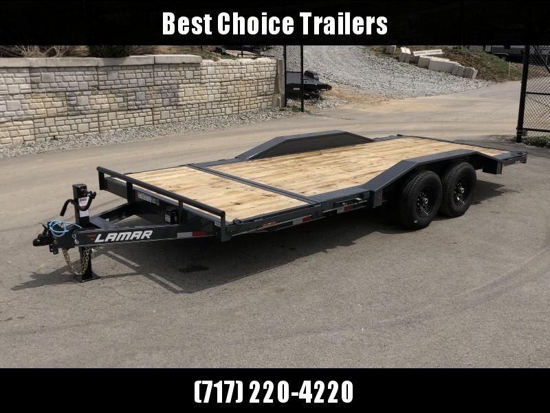 2020 Lamar 102x20 Gravity Tilt Equipment Trailer 14000# GVW * 16+4' SPLIT DECK * 102" DECK WITH DRIVE OVER FENDERS * GRAVITY TILT WITH STOP VALVE * TORSION AXLES * CHARCOAL POWDERCOAT * COLD WEATHER HARNESS * 12K JACK * RUBRAIL/STAKE POCKETS/PIPE SPOOLS 2020 Lamar 102x20 Gravity Tilt Equipment Trailer 14000# GVW * 16+4' SPLIT DECK * 102" DECK WITH DRIVE OVER FENDERS * GRAVITY TILT WITH STOP VALVE * TORSION AXLES * CHARCOAL POWDERCOAT * COLD WEATHER HARNESS * 12K JACK * RUBRAIL/STAKE POCKETS/PIPE SPOOLS