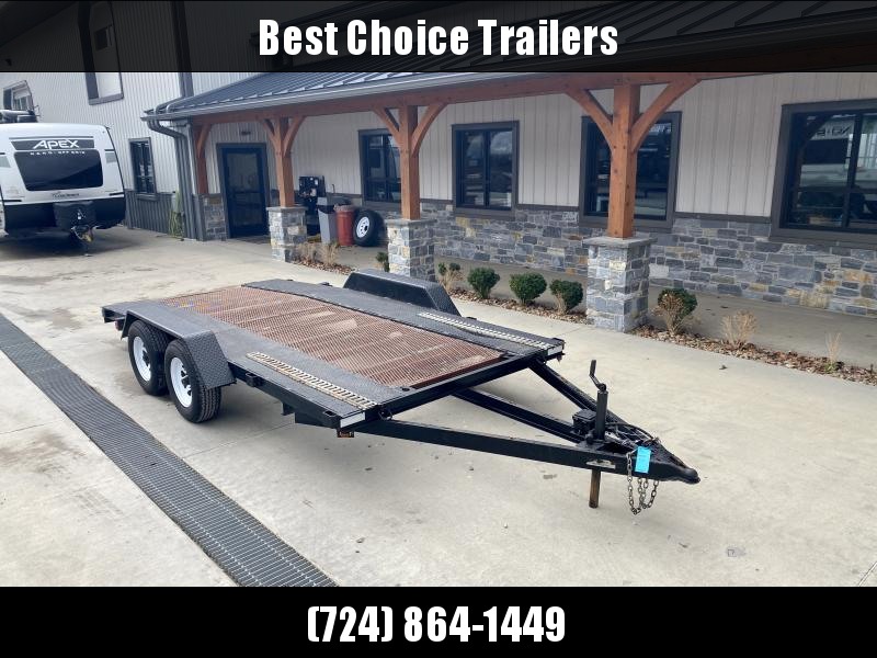 USED 2007 Dively 7x15' Car Hauler 7000# GVW * STEEL DECK * MESH CENTER * E-TRACK/D-RINGS * SLIDE OUT RAMPS * TREADPLATE FENDERS USED 2007 Dively 7x15' Car Hauler 7000# GVW * STEEL DECK * MESH CENTER * E-TRACK/D-RINGS * SLIDE OUT RAMPS * TREADPLATE FENDERS