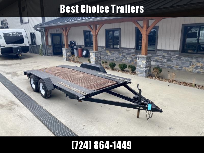 USED 2007 Dively 7x15' Car Hauler 7000# GVW * STEEL DECK * MESH CENTER * E-TRACK/D-RINGS * SLIDE OUT RAMPS * TREADPLATE FENDERS USED 2007 Dively 7x15' Car Hauler 7000# GVW * STEEL DECK * MESH CENTER * E-TRACK/D-RINGS * SLIDE OUT RAMPS * TREADPLATE FENDERS