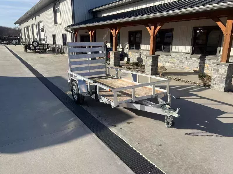 2026 Sure Trac 5x10' Aluminum Utility Landscape Trailer 2990# GVW * ALUMINUM WHEELS * TUBE TOP * TRIPLE TUBE TONGUE * SWIVEL JACK * STAKE POCKETS * EXTENDED 54" GATE
