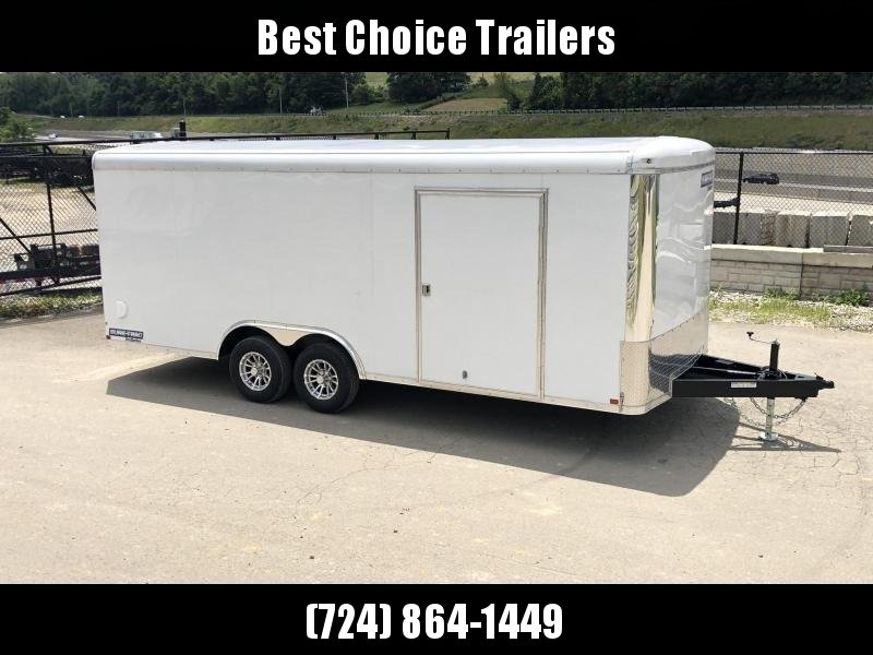 2022 Sure Trac 8.5x24' STRCH Commercial Round Top Enclosed Car Hauler Trailer 9900# * WHITE * TORSION * BACKUP LIGHTS * SCREWLESS * 1 PIECE ROOF * PLYWOOD * TUBE STUDS * ALUMINUM WHEELS * 48" RV DOOR * 7K JACK 2022 Sure Trac 8.5x24' STRCH Commercial Round Top Enclosed Car Hauler Trailer 9900# * WHITE * TORSION * BACKUP LIGHTS * SCREWLESS * 1 PIECE ROOF * PLYWOOD * TUBE STUDS * ALUMINUM WHEELS * 48" RV DOOR * 7K JACK