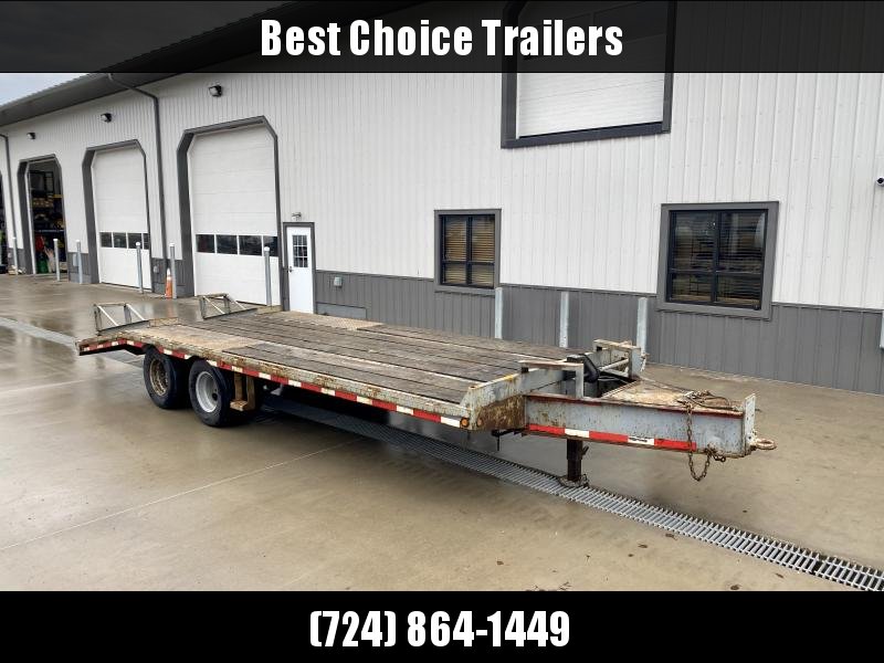 USED Cleveland 102x23' Deckover Trailer 24000 GVW * FLIPOVER RAMPS * I-BEAM FRAME * HD ADJUSTABLE COUPLER * AS-IS USED Cleveland 102x23' Deckover Trailer 24000 GVW * FLIPOVER RAMPS * I-BEAM FRAME * HD ADJUSTABLE COUPLER * AS-IS