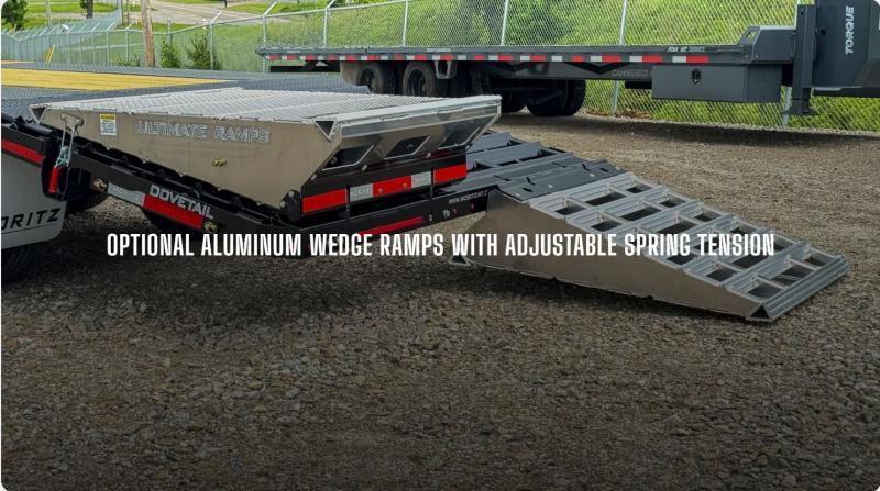 2025 Moritz 102x25' Beavertail Deckover Trailer 40000# GVW