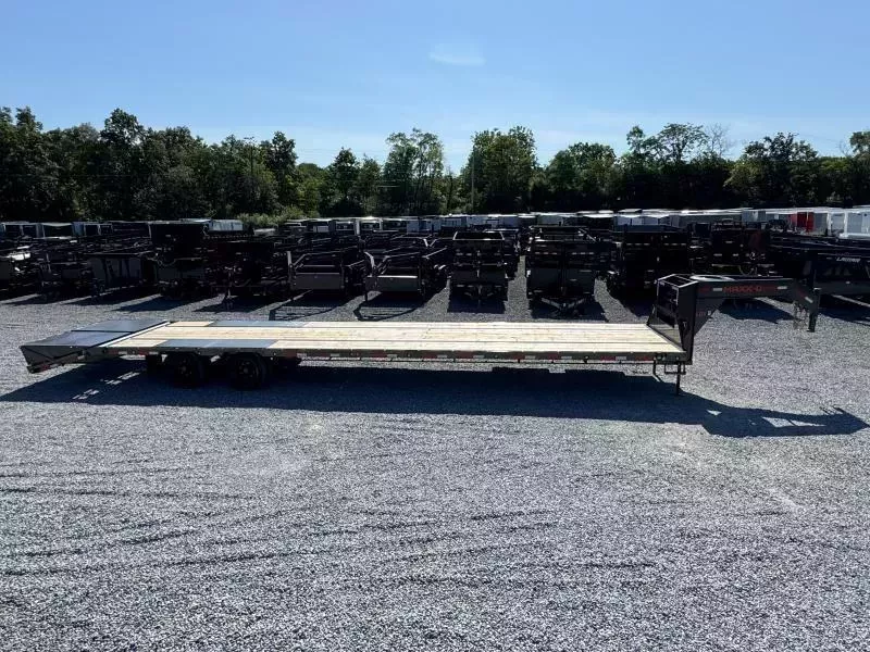 2026 MAXXD 102x40' LDX Gooseneck Flatbed Trailer 25990# GVW * FULL WIDTH RAMPS * EOH BRAKES * RATCHET TRACK W/ RATCHETS * 14-PLY TIRES * ENGINEERED FRAME * 14" O.C. I-BEAM C/M * TORQUE TUBE * UNDER FRAME BRIDGE * WINCH PLATE * HDSS SUSPENSION