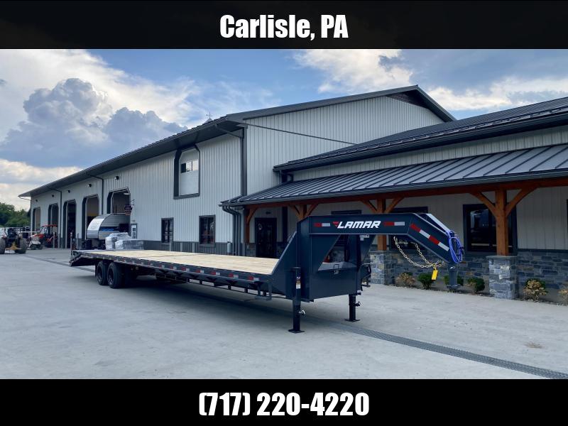2023 Lamar 102x32' Gooseneck Beavertail Deckover Trailer