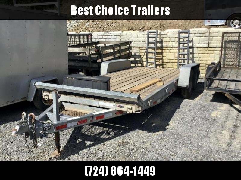 USED 2014 Load Rite 7x22' Equipment Trailer 12000# GVW * GALVANIZED * DROP AXLES * TUBE TONGUE AND FRAME * TOOLBOX USED 2014 Load Rite 7x22' Equipment Trailer 12000# GVW * GALVANIZED * DROP AXLES * TUBE TONGUE AND FRAME * TOOLBOX