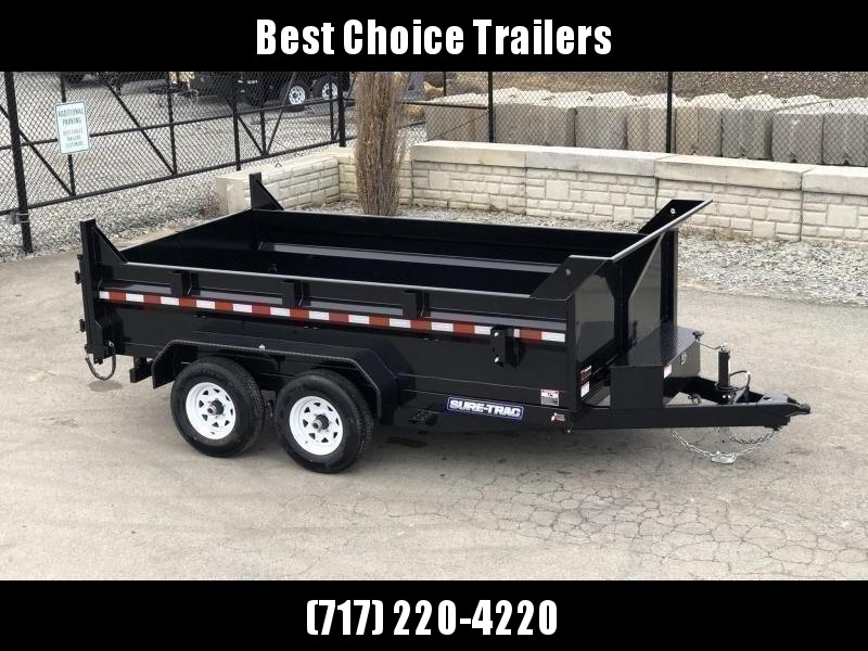 2021 Sure-Trac 7x12' Dump Trailer 9900# GVW * DUAL PISTON * 2' SIDES * UNDERMOUNT RAMPS * COMBO GATE * 7K DROP LEG JACK * FRONT/REAR BULKHEAD * INTEGRATED KEYWAY * SPARE MOUNT * DOUBLE BROKE FENDERS * 4" TUBE BEDFRAME * TRIPLE TUBE TONGUE 2021 Sure-Trac 7x12' Dump Trailer 9900# GVW * DUAL PISTON * 2' SIDES * UNDERMOUNT RAMPS * COMBO GATE * 7K DROP LEG JACK * FRONT/REAR BULKHEAD * INTEGRATED KEYWAY * SPARE MOUNT * DOUBLE BROKE FENDERS * 4" TUBE BEDFRAME * TRIPLE TUBE TONGUE