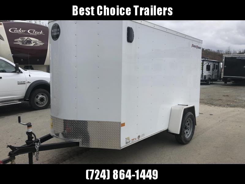 2021 Wells Cargo 6x12' Fastrac Enclosed Cargo Trailer 2990# GVW * WHITE EXTERIOR * RAMP DOOR * V-NOSE * 1 PC ROOF * 16" O.C. WALLS * BULLET LED'S 2021 Wells Cargo 6x12' Fastrac Enclosed Cargo Trailer 2990# GVW * WHITE EXTERIOR * RAMP DOOR * V-NOSE * 1 PC ROOF * 16" O.C. WALLS * BULLET LED'S