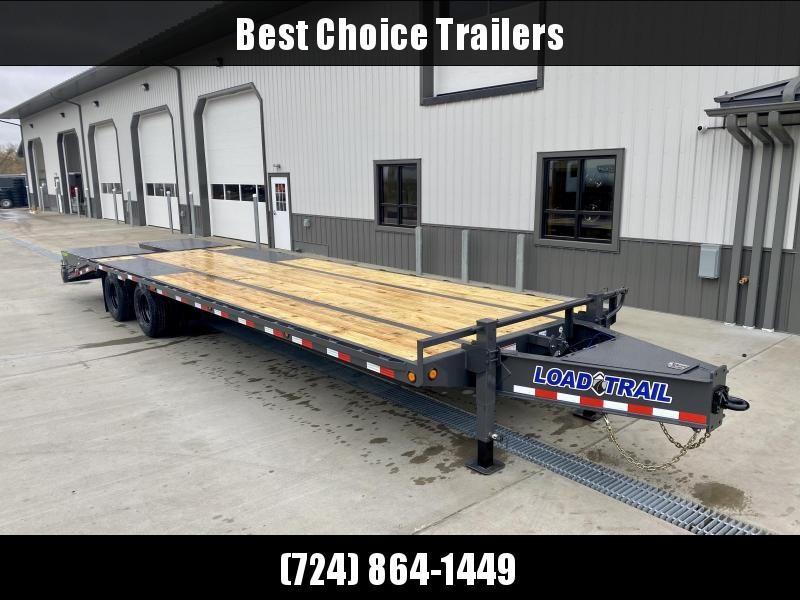 2021 Load Trail 102x30' HD Deckover Trailer 22000# GVW * GRAY * FULL WIDTH RAMPS * HD PINTLE COUPLER * HDSS SUSPENSION * 10"/19# I-BEAM FRAME * TOOLBOX * DUAL JACKS * SPARE MOUNT * DEXTER'S * PRIMER * 2-3-2 WARRANTY 2021 Load Trail 102x30' HD Deckover Trailer 22000# GVW * GRAY * FULL WIDTH RAMPS * HD PINTLE COUPLER * HDSS SUSPENSION * 10"/19# I-BEAM FRAME * TOOLBOX * DUAL JACKS * SPARE MOUNT * DEXTER'S * PRIMER * 2-3-2 WARRANTY