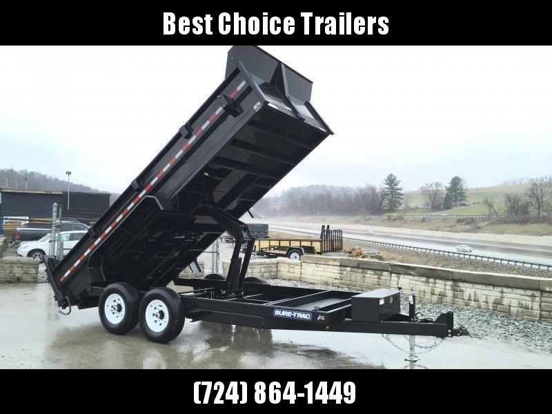2021 Sure-Trac 7x14' LowPro HD Dump Trailer 14000# GVW * DELUXE TARP KIT * SCISSOR HOIST 2021 Sure-Trac 7x14' LowPro HD Dump Trailer 14000# GVW * DELUXE TARP KIT * SCISSOR HOIST