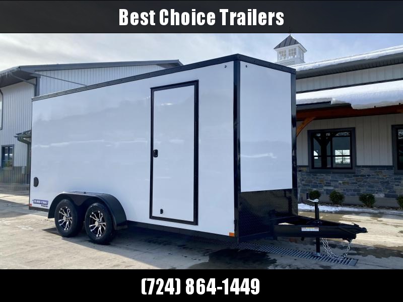2021 Sure-Trac 7x16' Enclosed Cargo Trailer 7000# GVW * WHITE EXTERIOR * BLACKOUT TRIM PACKAGE * TORSION * .030 SCREWLESS * ALUM WHEELS * 1PC ROOF * 7' HEIGHT * 6" FRAME * LED LIGHTS * BACKUP LIGHTS * 22" LOADING LIGHTBAR 2021 Sure-Trac 7x16' Enclosed Cargo Trailer 7000# GVW * WHITE EXTERIOR * BLACKOUT TRIM PACKAGE * TORSION * .030 SCREWLESS * ALUM WHEELS * 1PC ROOF * 7' HEIGHT * 6" FRAME * LED LIGHTS * BACKUP LIGHTS * 22" LOADING LIGHTBAR