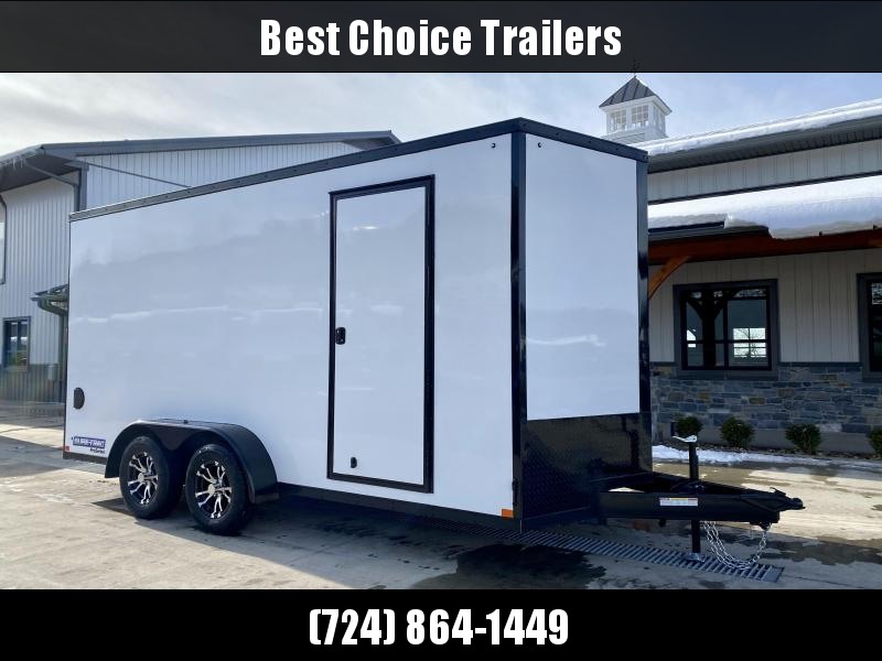 2021 Sure-Trac 7x16' Enclosed Cargo Trailer 7000# GVW * WHITE EXTERIOR * BLACKOUT TRIM PACKAGE * TORSION * .030 SCREWLESS * ALUM WHEELS * 1PC ROOF * 7' HEIGHT * 6" FRAME * LED LIGHTS * BACKUP LIGHTS * 22" LOADING LIGHTBAR 2021 Sure-Trac 7x16' Enclosed Cargo Trailer 7000# GVW * WHITE EXTERIOR * BLACKOUT TRIM PACKAGE * TORSION * .030 SCREWLESS * ALUM WHEELS * 1PC ROOF * 7' HEIGHT * 6" FRAME * LED LIGHTS * BACKUP LIGHTS * 22" LOADING LIGHTBAR