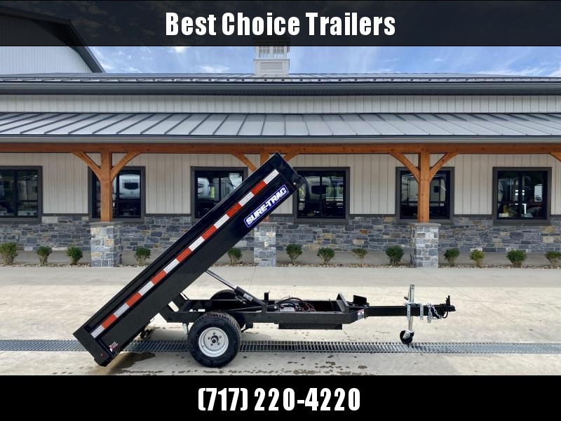2022 Sure-Trac 4.5x8 Utility Dump Trailer 2990# GVW * ON OR OFF ROAD * SELF STORING RAMPS W/ SHARK GRIP * INTEGRATED KEYWAY * POWER UP/POWER DOWN * D-RINGS * LED'S * REMOVABLE TONGUE FOR STORAGE * IDEAL SIZE FOR ATV/GOLF CART/GARDEN TRACTOR 2022 Sure-Trac 4.5x8 Utility Dump Trailer 2990# GVW * ON OR OFF ROAD * SELF STORING RAMPS W/ SHARK GRIP * INTEGRATED KEYWAY * POWER UP/POWER DOWN * D-RINGS * LED'S * REMOVABLE TONGUE FOR STORAGE * IDEAL SIZE FOR ATV/GOLF CART/GARDEN TRACTOR