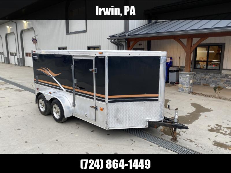 Pog Trailers USED Haulmark Trailers 7x12' Enclosed Motorcycle Trailer 7000# GVW ...