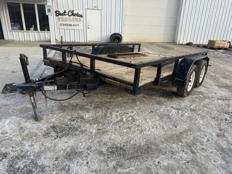 USED 7x12 7,000 GVW Utility Trailer * TUBE TOP * RAMPS * 
