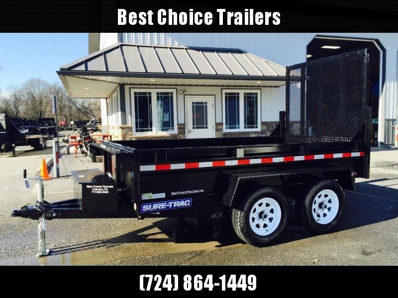 2021 Sure-Trac 5x10' Tandem Axle Dump Trailer 7000# GVW * LANDSCAPE GATE * INTEGRATED KEYWAY * SPARE MOUNT * TARP PREP * D-RINGS * DIAMOND PLATE FENDERS * POWER UP/ DOWN * TRIPLE TUBE TONGUE * BULLET LED'S * RADIALS 2021 Sure-Trac 5x10' Tandem Axle Dump Trailer 7000# GVW * LANDSCAPE GATE * INTEGRATED KEYWAY * SPARE MOUNT * TARP PREP * D-RINGS * DIAMOND PLATE FENDERS * POWER UP/ DOWN * TRIPLE TUBE TONGUE * BULLET LED'S * RADIALS