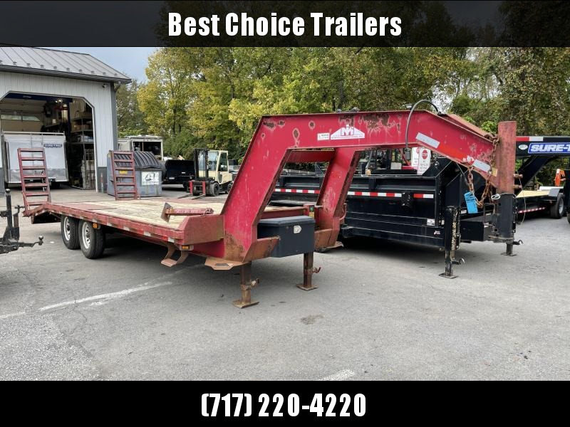USED 2005 Moritz 102x24' Gooseneck Beavertail Deckover Trailer * ADJUSTABLE DOVETAIL * TORSION SUSPENSION * BULLDOG JACKS * I-BEAM FRAME * SPARE TIRE USED 2005 Moritz 102x24' Gooseneck Beavertail Deckover Trailer * ADJUSTABLE DOVETAIL * TORSION SUSPENSION * BULLDOG JACKS * I-BEAM FRAME * SPARE TIRE