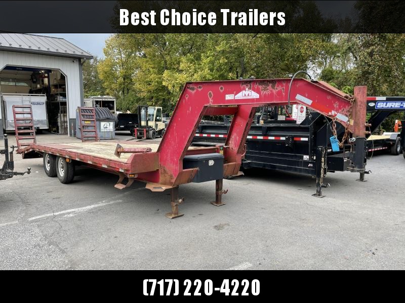 USED 2005 Moritz 102x24' Gooseneck Beavertail Deckover Trailer * ADJUSTABLE DOVETAIL * TORSION SUSPENSION * BULLDOG JACKS * I-BEAM FRAME * SPARE TIRE USED 2005 Moritz 102x24' Gooseneck Beavertail Deckover Trailer * ADJUSTABLE DOVETAIL * TORSION SUSPENSION * BULLDOG JACKS * I-BEAM FRAME * SPARE TIRE
