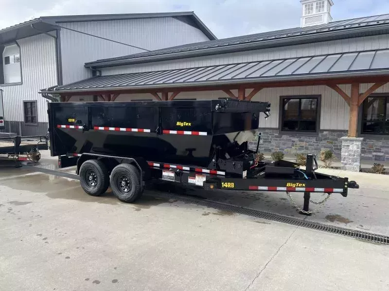 2026 Big Tex 7x14' Rolloff Dump Trailer 14000# GVW * DUAL BATTERIES * I-BEAM FRAME * WINCH WITH ROLLER