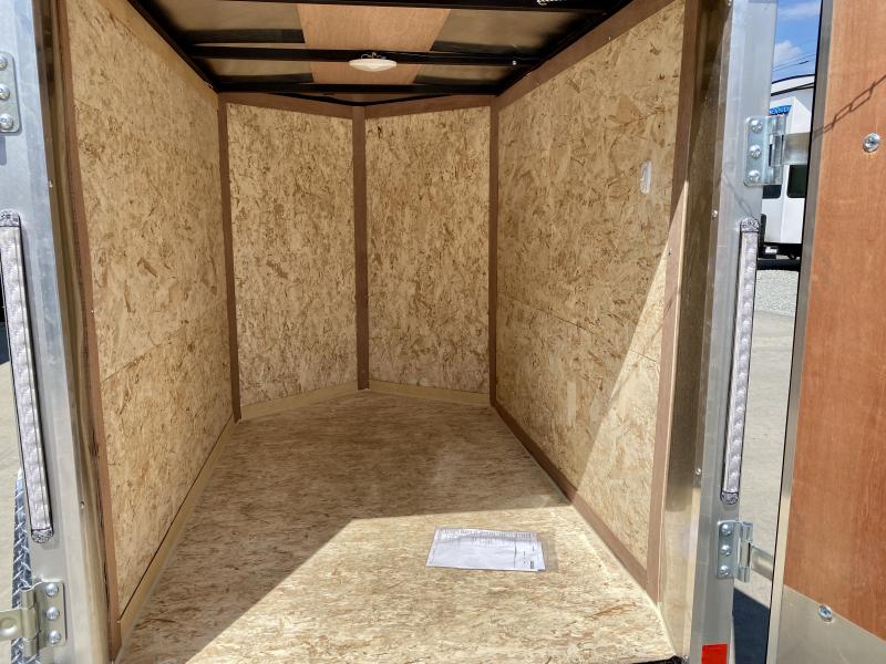 2023 Pace American 4x6' Enclosed Cargo Trailer 2000 GVW * SILVER