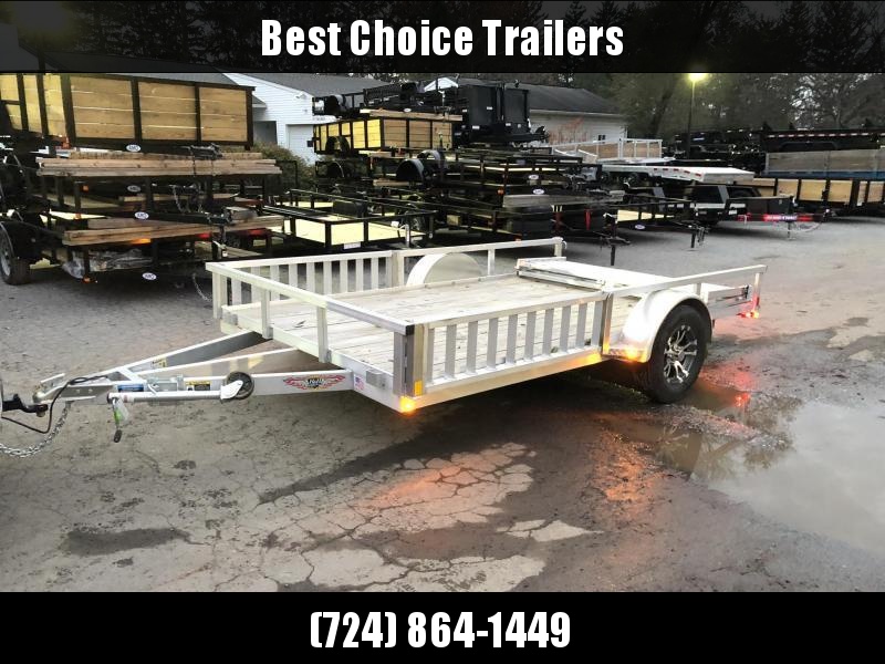2021 H&H 7x14' RSAV Aluminum ATV Utility Landscape Trailer 2990# GVW * BI FOLD GATE * ALUMINUM WHEELS * ATV SIDE RAMPS 2021 H&H 7x14' RSAV Aluminum ATV Utility Landscape Trailer 2990# GVW * BI FOLD GATE * ALUMINUM WHEELS * ATV SIDE RAMPS