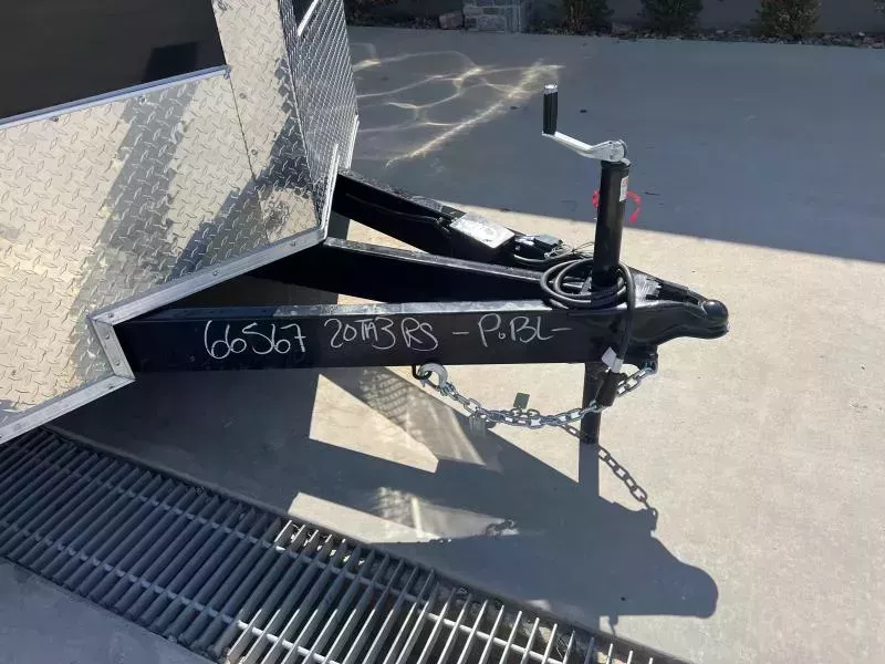 2025 Quality 8.5x20' Enclosed Car Hauler Trailer 9990# GVW * BLACKOUT PKG * 7' HEIGHT * 60" TRIPLE TUBE TONGUE * SILVER EXTERIOR * 5200# AXLES * PLYWOOD WALLS & FLOORS * TUBE WALL & CEILING STUDS * LED LIGHTS * 16" O.C. WALL AND FLOORS * RV DOOR * V-NOSE j1iQ2C7yjwy3