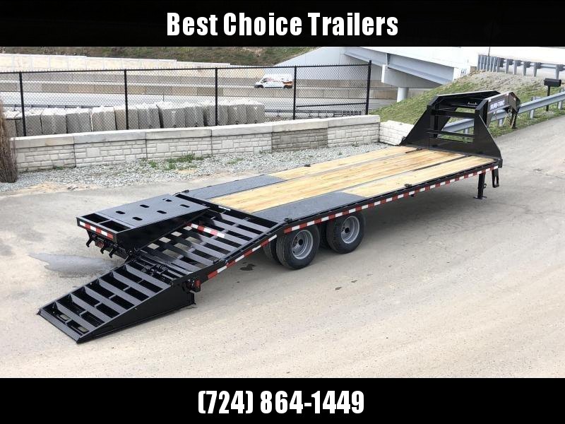 2020 Sure-Trac 102x25' Gooseneck Beavertail Deckover Trailer 25900# GVW * FULL WIDTH RAMPS (STAND UP OR FLIPOVER) * 12000# DEXTER AXLES * 12" I-BEAM * PIERCED FRAME * RUBRAIL/STAKE POCKETS/PIPE SPOOLS/10 D-RINGS * CROSS TRAC BRACING 2020 Sure-Trac 102x25' Gooseneck Beavertail Deckover Trailer 25900# GVW * FULL WIDTH RAMPS (STAND UP OR FLIPOVER) * 12000# DEXTER AXLES * 12" I-BEAM * PIERCED FRAME * RUBRAIL/STAKE POCKETS/PIPE SPOOLS/10 D-RINGS * CROSS TRAC BRACING
