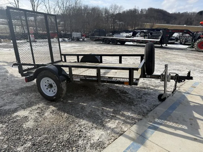 USED 2021 Carry-On 5x8 2,000 GVW Utility Trailer * MESH FLOOR * SPARE TIRE * 