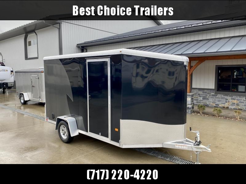 2023 Neo 7x12 NAMR Aluminum Enclosed Motorcycle Trailer SINGLE AXLE 2990# GVW * BLACK/CHARCOAL * VINYL WALLS * ALUMINUM WHEELS * +12" HEIGHT UTV SPORTS PACKAGE 2023 Neo 7x12 NAMR Aluminum Enclosed Motorcycle Trailer SINGLE AXLE 2990# GVW * BLACK/CHARCOAL * VINYL WALLS * ALUMINUM WHEELS * +12" HEIGHT UTV SPORTS PACKAGE