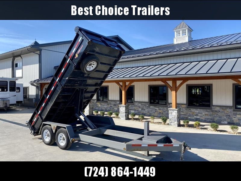 USED 2018 B-Wise 7x16' Low Profile Dump Trailer 15400# GVW * SCISSOR HOIST * HYDRAULIC JACK * TARP KIT * SPARE TIRE * STABILIZER JACKS * COMBO GATE * 8" TUBE FRAME * STAKE POCKETS/D-RINGS * UNDERMOUNT RAMPS * LED LIGHTS USED 2018 B-Wise 7x16' Low Profile Dump Trailer 15400# GVW * SCISSOR HOIST * HYDRAULIC JACK * TARP KIT * SPARE TIRE * STABILIZER JACKS * COMBO GATE * 8" TUBE FRAME * STAKE POCKETS/D-RINGS * UNDERMOUNT RAMPS * LED LIGHTS