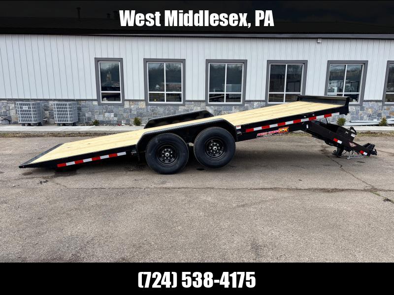 2025 H&H 7x20' Power Tilt Car Hauler Trailer 14000# GVW * POWER TILT * DUAL TOOLBOXES * 6" FRAME * DROP JACK * INTEGRATED TAIL LIGHTS * CHANNEL C/M 1750183919