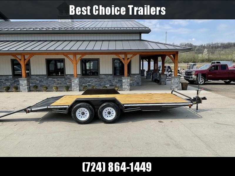 2021 Corn Pro 7x20' Wood Deck Car Hauler 9900# GVW * REAR SLIDE OUT RAMPS * DIAMOND PLATE FENDERS * RUNNING BOARDS * RUBRAIL/STAKE POCKETS/CHAIN SPOOLS * DEMCO EZ LATCH COUPLER * CHAIN TRAY * DIAMOND PLATE DOVETAIL * URETHANE PAINT * 16" O.C. C/M * CLEARA 2021 Corn Pro 7x20' Wood Deck Car Hauler 9900# GVW * REAR SLIDE OUT RAMPS * DIAMOND PLATE FENDERS * RUNNING BOARDS * RUBRAIL/STAKE POCKETS/CHAIN SPOOLS * DEMCO EZ LATCH COUPLER * CHAIN TRAY * DIAMOND PLATE DOVETAIL * URETHANE PAINT * 16" O.C. C/M * CLEARA
